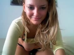 Busty Blonde on Webcam